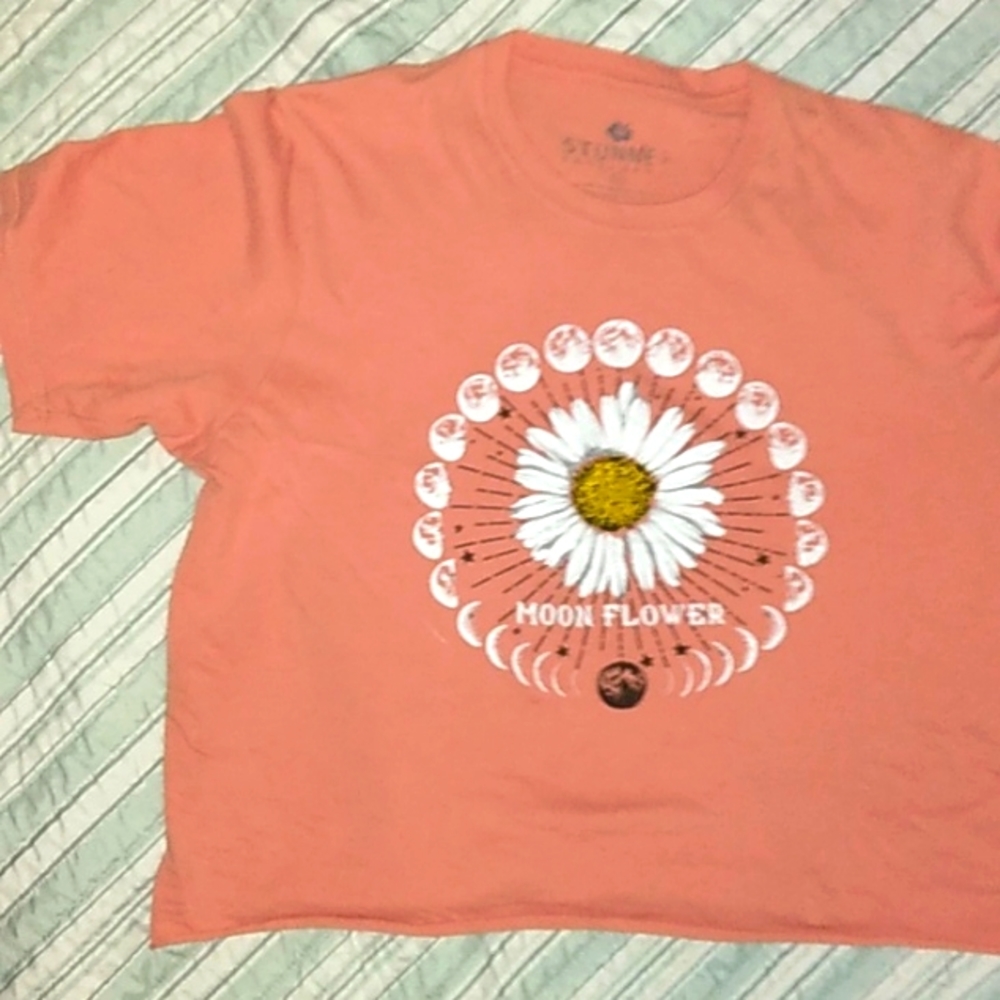 Crop top Daisy with moon phases